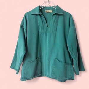 1970s Kinsale Smocks Fisherman Chore Shirt